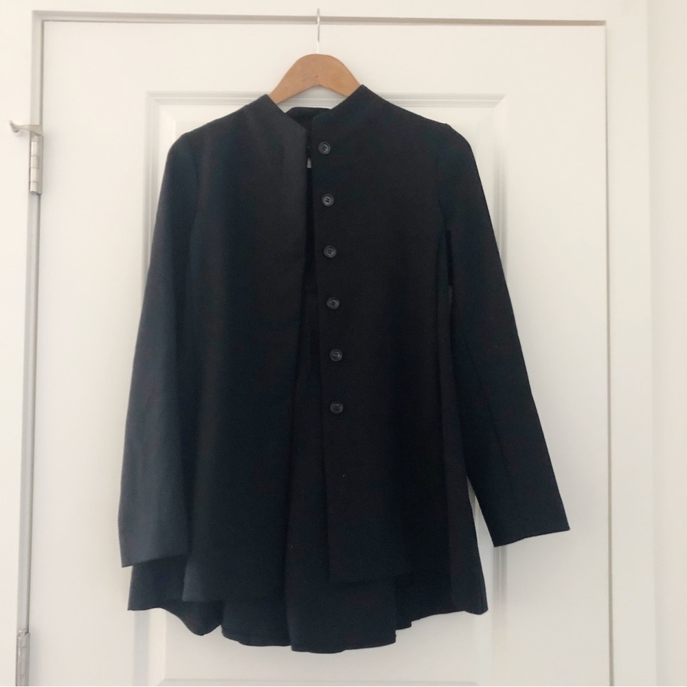 Elm Design Wool Tie Back Minimalist Jacket